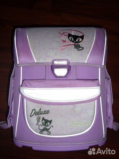 Ранец herlitz deluxe д/д с пеналом и мешком