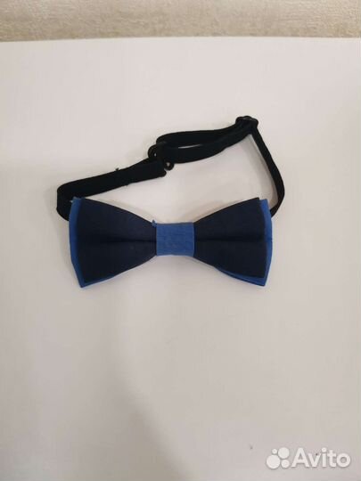 Рубашка голубая для мальчика с бабочкой 92 размер