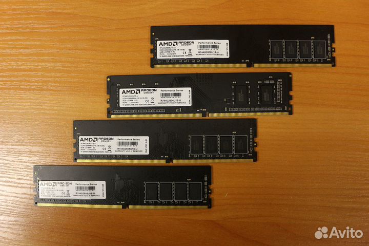 Модуль оперативной памяти Radeon 4Гб DDR4 2666MHz