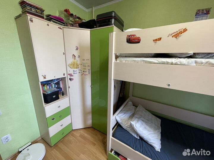 Кровать со шкафом и матрасами Дятьково