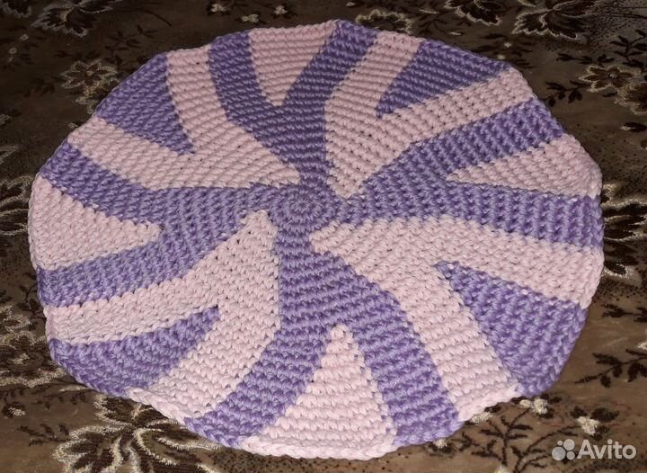 Коврики вязаные напольные