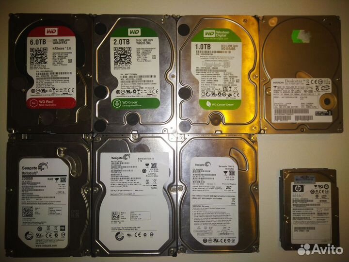 Нерабочие жёсткие диски