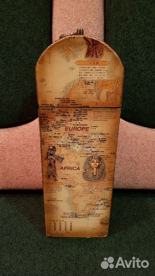 Коробка ручной работы из дерева для бутылки