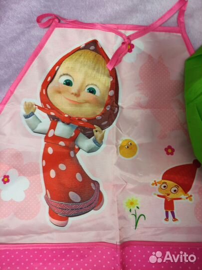 Фартук детский для творчества + нарукавники