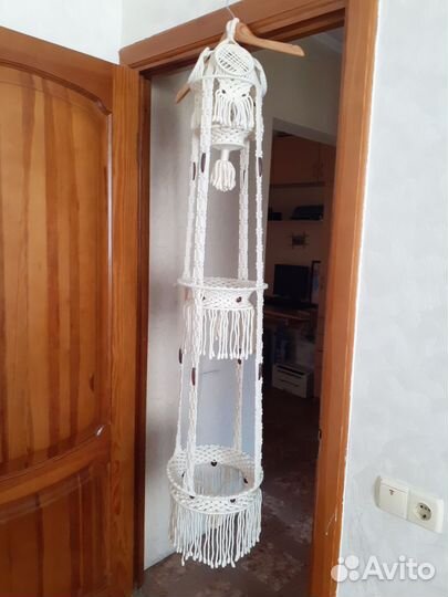 Кашпо для цветы вязанное