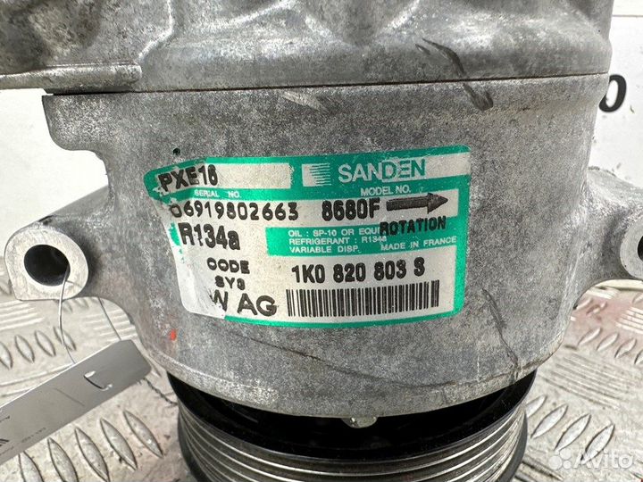 Компрессор кондиционера для Audi A3 8P 1K0820859F