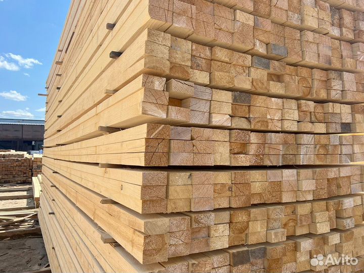 Доска обрезная 50х150х6000мм 1 сорт ГОСТ