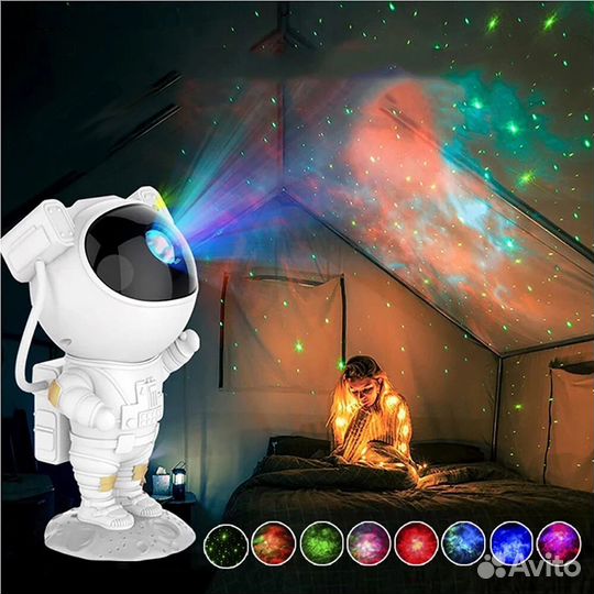 Ночник проектор Астронавт
