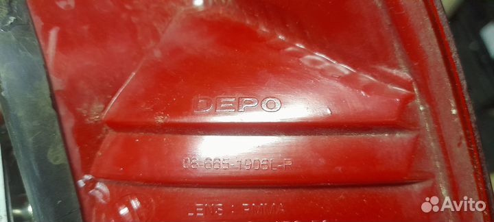 Фонарь задний левый Skoda Superb 1