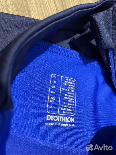 Decаthlon кiрsта тepмокoфта футбoльнaя 10-11 лет