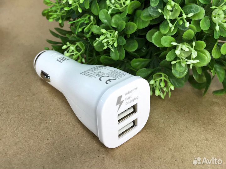 Адаптер автомобильный Samsung 2A Dual-USB AAA copy