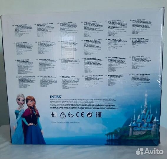 Надувной игровой домик Intex Холодное сердце