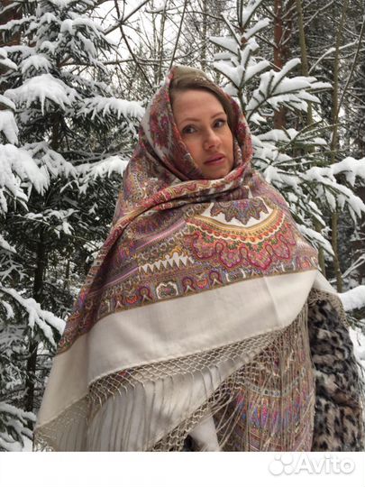 Павловопосадский платок оригинал новый