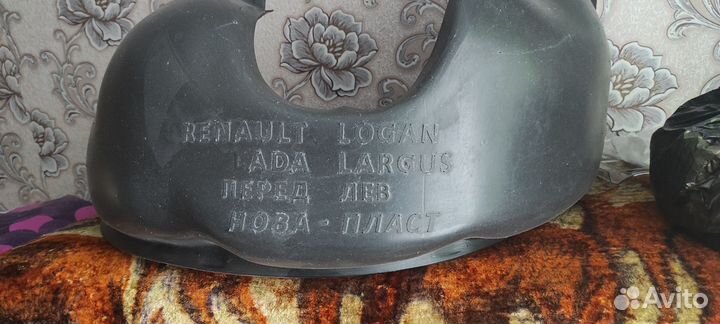 Подкрылок передний левый renault logan