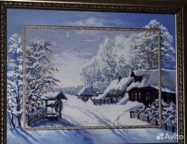 Набор для вышивания (новый) Риолис «Русская зима»