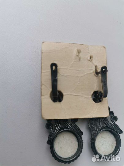 Старинные серьги и кулоны СССР