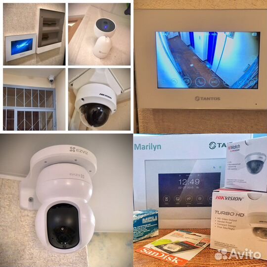 Установка настройка камер видеонаблюдения