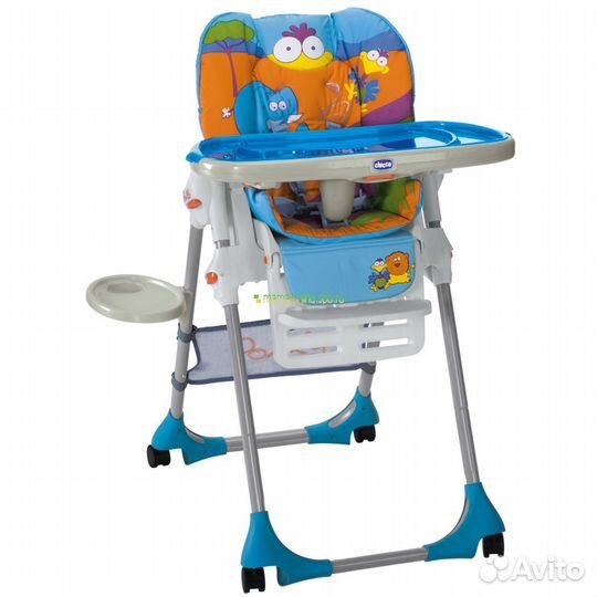 Детский стульчик для кормления Chicco Polly 2в 1