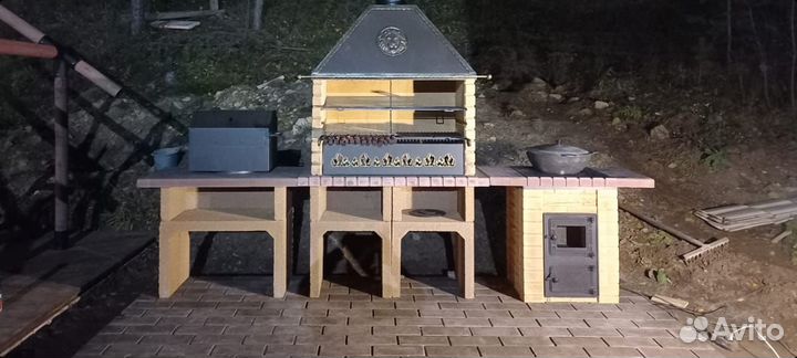 Печь барбекю (мангал) «Царь». Сборка за 20 минут