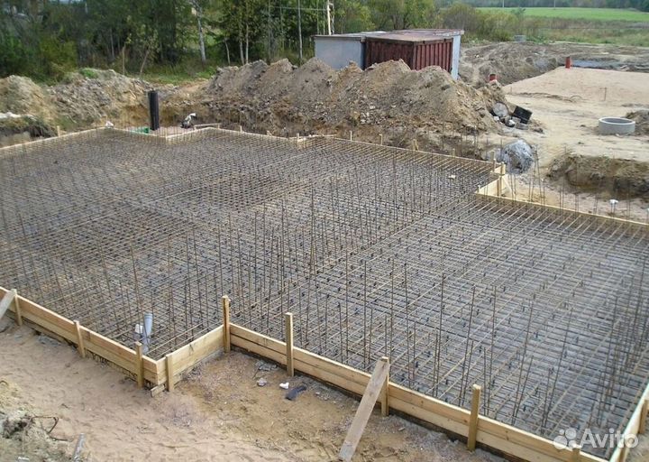 Фундамент венцы отмостка