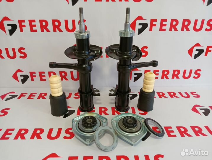 Стойки 2шт + опоры+отбойники Лада Гранта