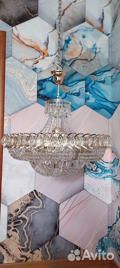Люстра хрустальная