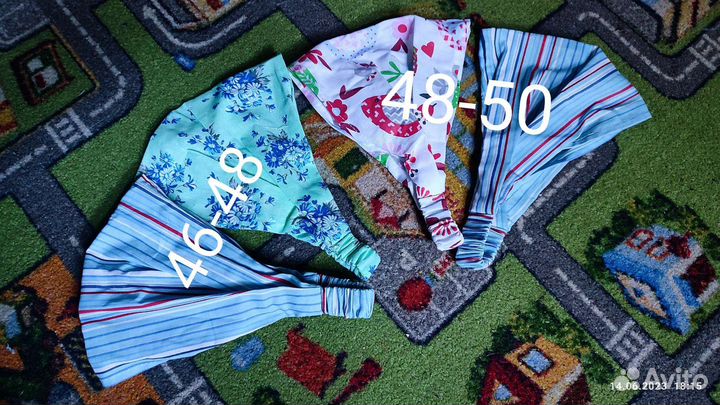 Панамки, косынки хлопковые