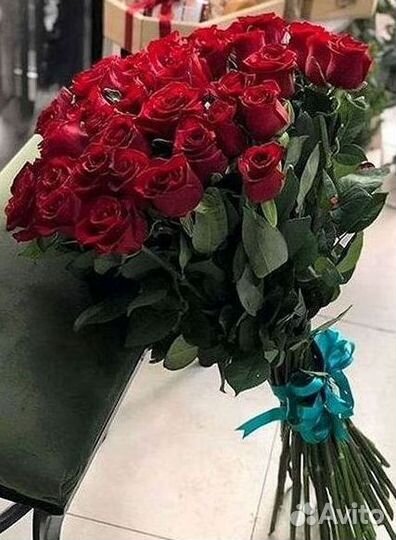 Метровые розы Доставка цветов