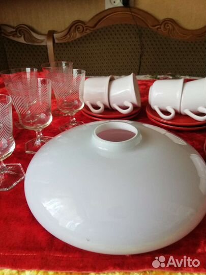 Лафитники, плафон старинный