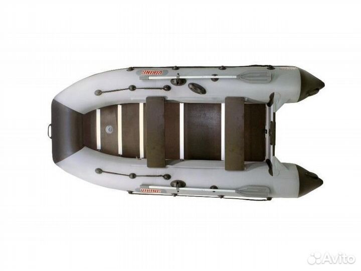 Лодка пвх Посейдон Викинг-360 Н серый/белый