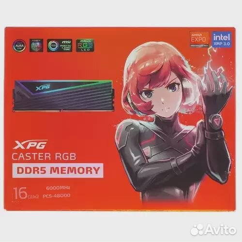 Оперативная память 32 Gb 6000 MHz adata XPG caster