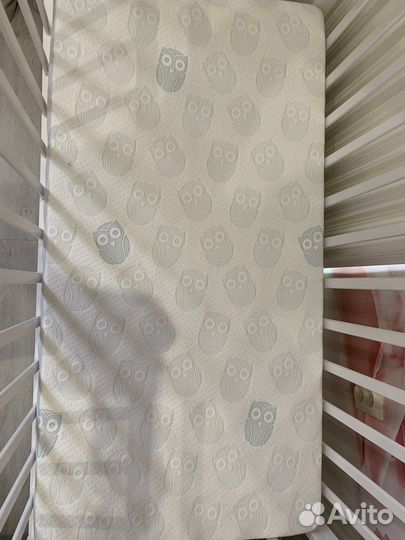 Кроватка орматек и матрас аскона (новые)