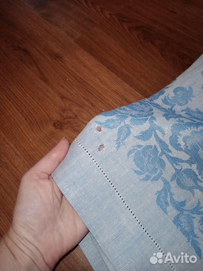 Скатерть лён, жаккард СССР новая