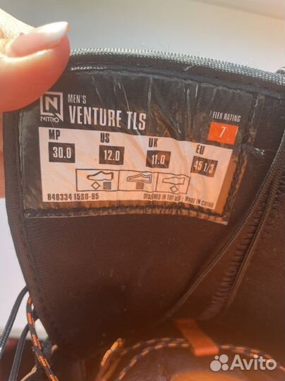 Сноубордические ботинки Nitro мужские