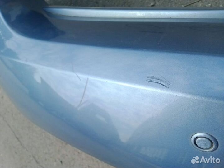 Бампер задний + парктроники Skoda Fabia 2008