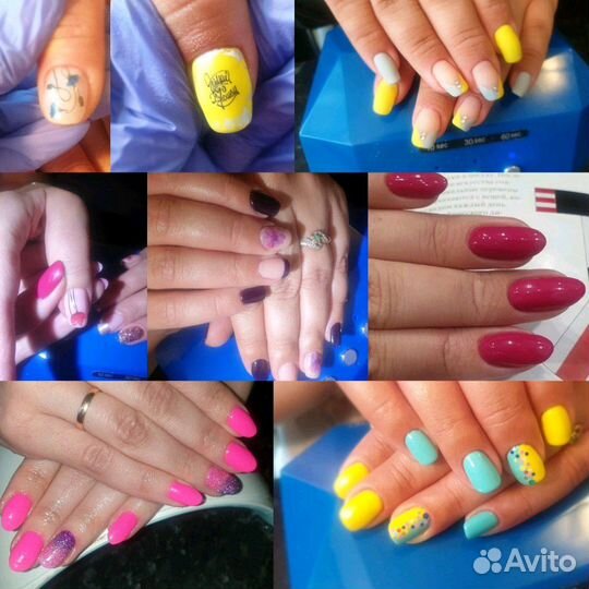 Маникюр педикюр гель лак