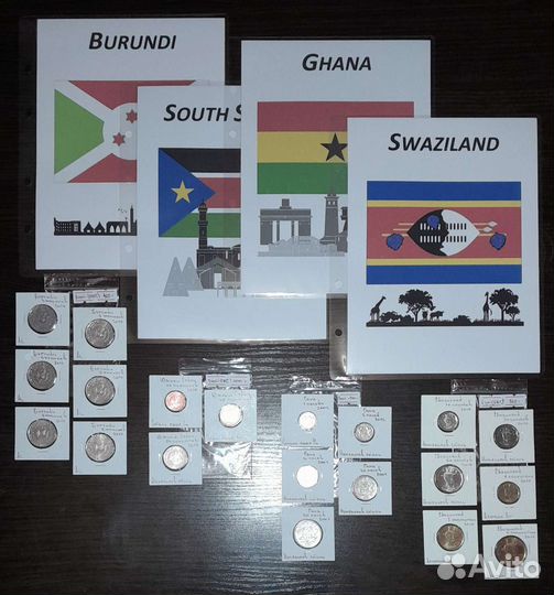 Наборы монет стран Африки
