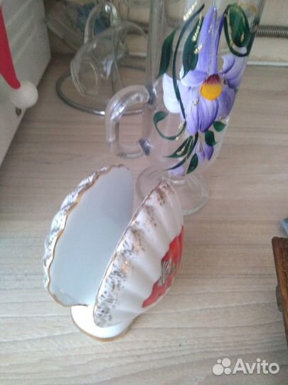 Бокал ручная роспись, набор для специй