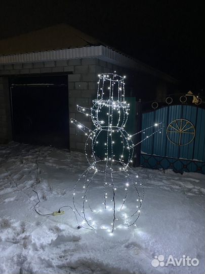 Новогодний снеговик