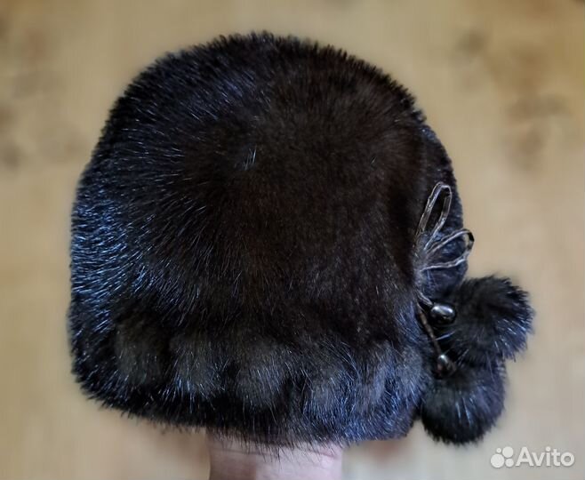 Шапка норковая женская
