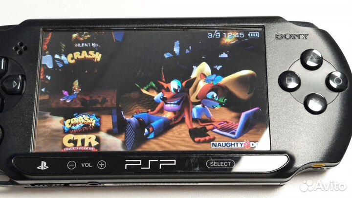 PSP Street E1000 64 GB Прошитая + 100 игр на карте