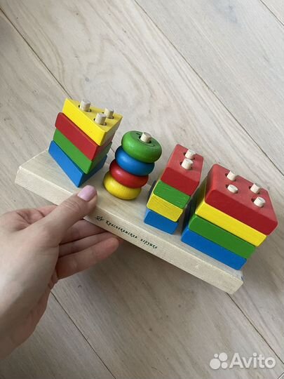 Развивающие игрушки 1-2 года djeco и другое