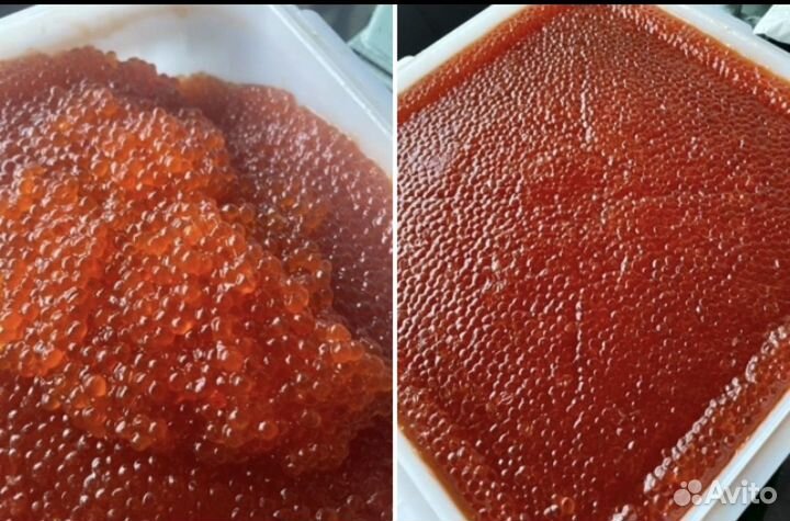 Икра Горбуши, икра Кеты