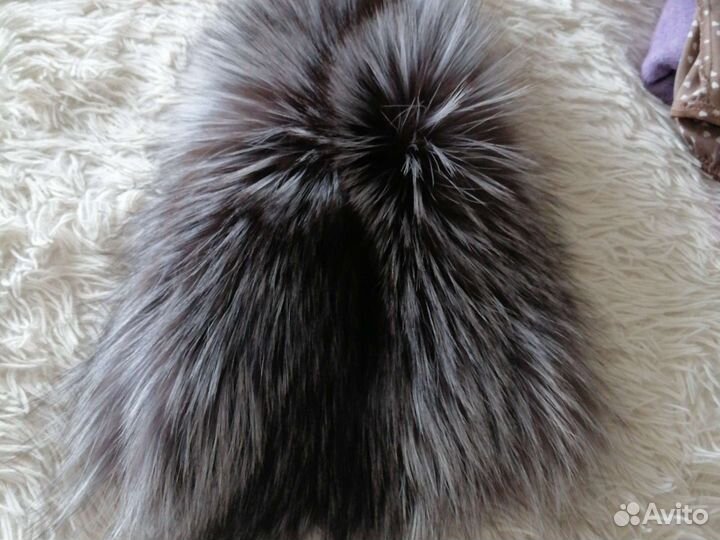 Шапка резинка Чернобурка. Качество отличное