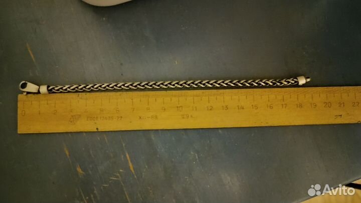 Серебряный браслет мужской