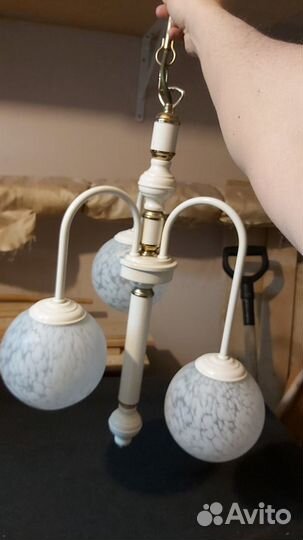 Люстра потолочная бу