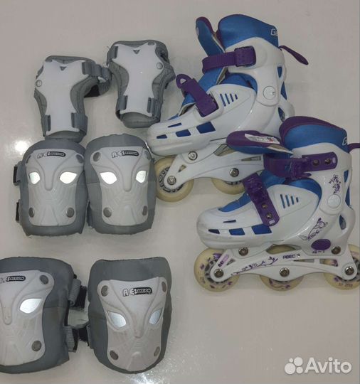 Роликовые коньки детские раздвижные