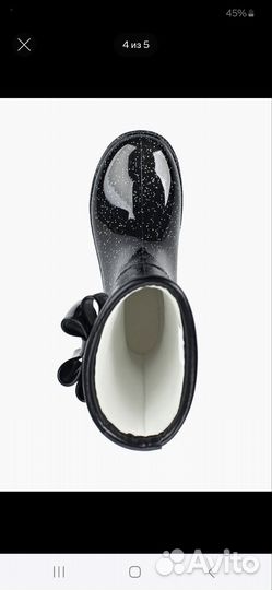 Детские резиновые сапоги