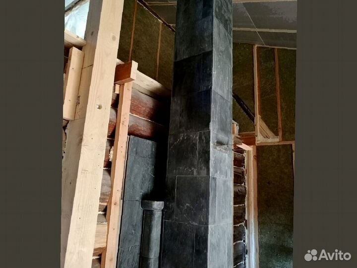 Печь камин теплонакопительная