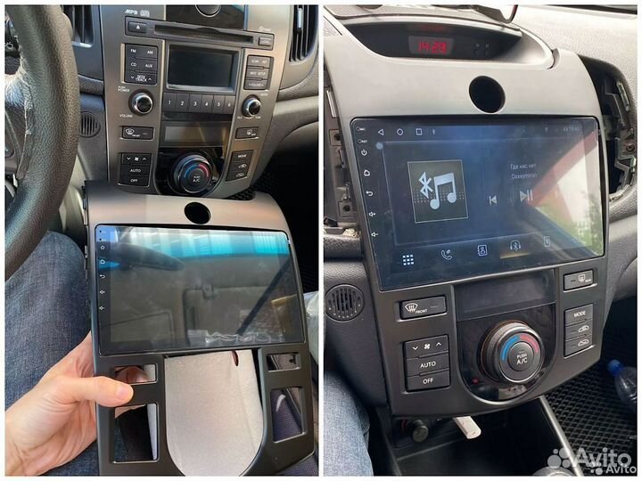 Магнитола Cerato 2 климат Premium